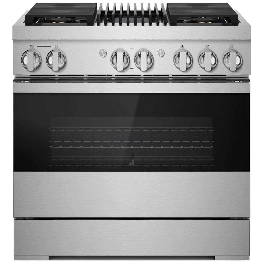 JDRP636HM &quot;36&quot;&quot; NOIR™ Dual-Fuel Professional-Style Range&quot;