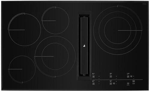 JED4536KB &quot;36&quot;&quot; Electric Radiant Downdraft Cooktop Black&quot;