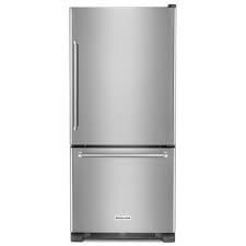 19 cu.ft. 30-Inch Width Full Depth Non Dispense Bottom Mount Refrigerator