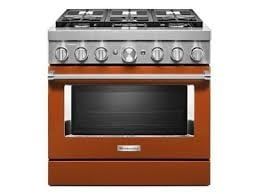 KitchenAid® 36&#39;&#39; Smart Commercial-Style Dual Fuel Range with 6 Burners