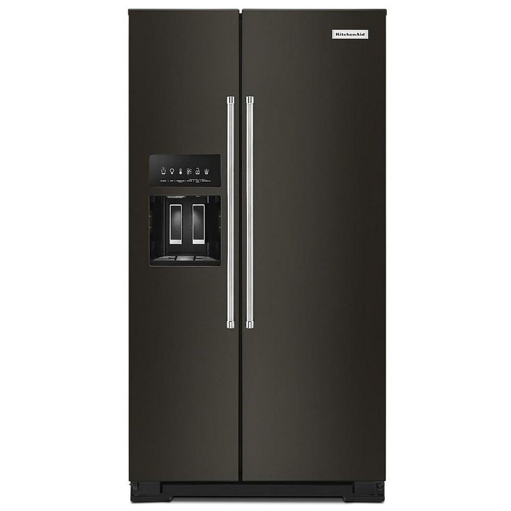 24.8 cu ft. Side-by-Side Refrigerator with Exterior Ice and Water and PrintShield™ Finish