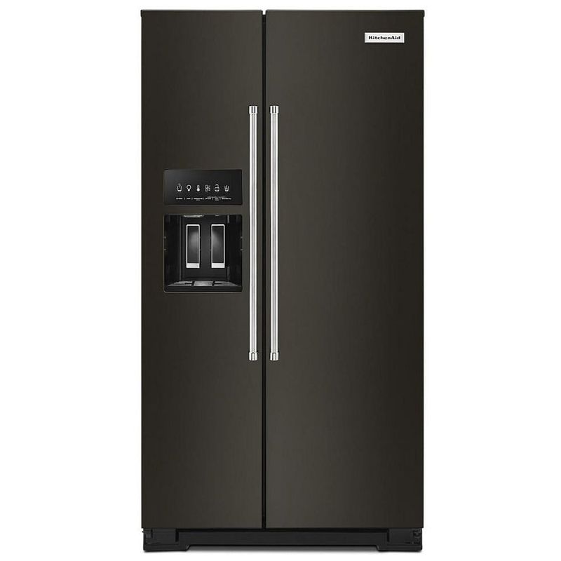 24.8 cu ft. Side-by-Side Refrigerator with Exterior Ice and Water and PrintShield™ Finish