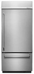 KITCHENAID - &quot;20.9 Cu. Ft. 36&quot;&quot; Width Built-In Stainless Bottom Mount Refrigerator with Platinum Interior Design&quot;