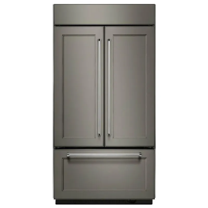 &quot;24.2 Cu. Ft. 42&quot;&quot; Width Built-In Panel Ready French Door Refrigerator with Platinum Interior Design&quot;