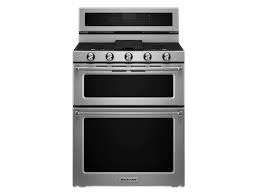 30-Inch 5 Burner Dual Fuel Double Oven Convection Range