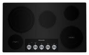 &quot;36&quot;&quot; Electric Cooktop with 5 Elements and Knob Controls&quot;