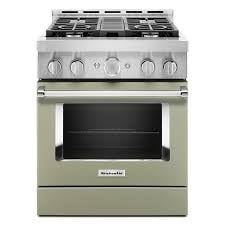 KitchenAid® 30&#39;&#39; Smart Commercial-Style Gas Range with 4 Burners