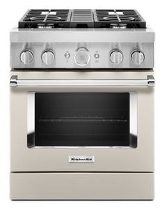 KitchenAid® 30&#39;&#39; Smart Commercial-Style Dual Fuel Range with 4 Burners