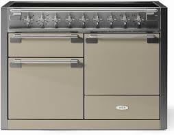 ELISE 48&quot; INDUCTION RANGE -Fawn w/Brass Accents