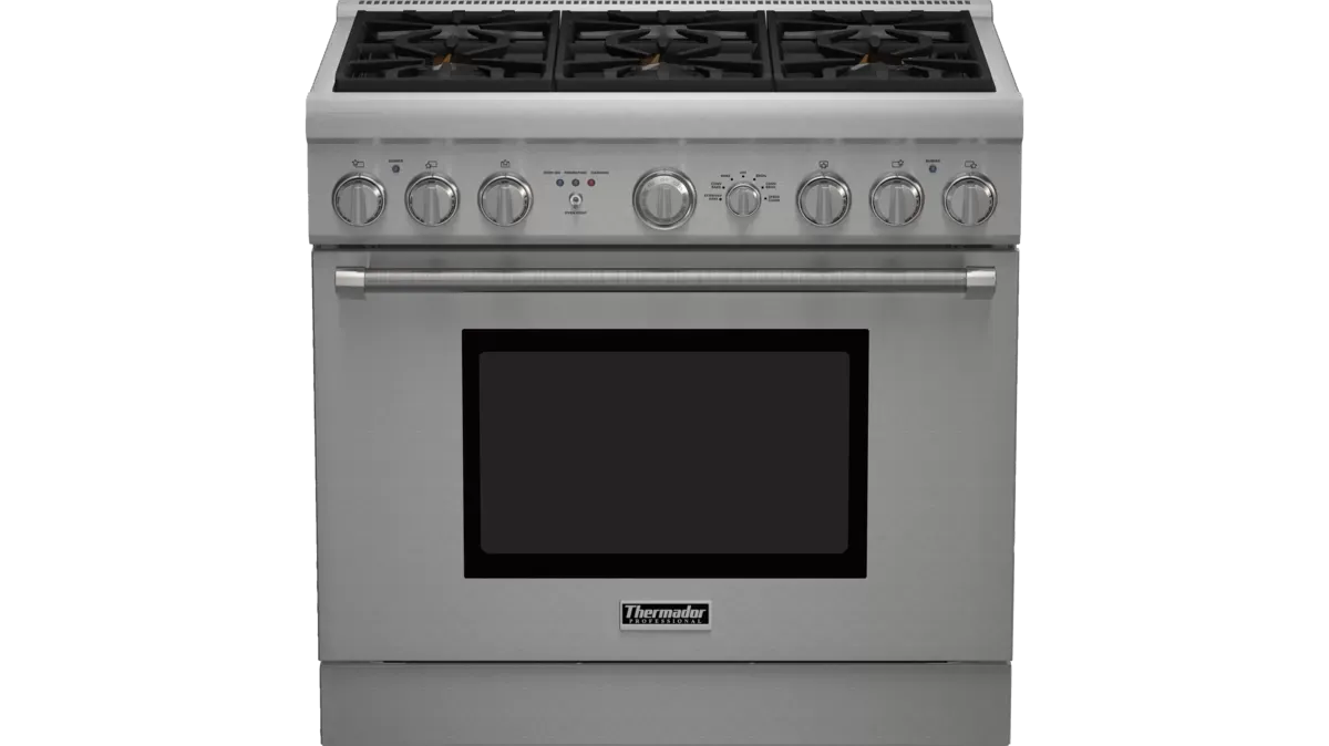 THERMADOR 36&quot; DUAL FUEL RANGE - 6 BURNER