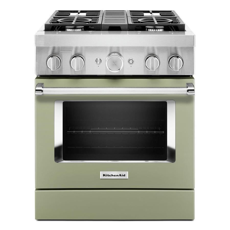 KitchenAid® 30&#39;&#39; Smart Commercial-Style Dual Fuel Range with 4 Burners