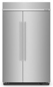 &quot;30 Cu. Ft. 48&quot;&quot; Built-In Side-by-Side Refrigerator with PrintShield™ Finish&quot;