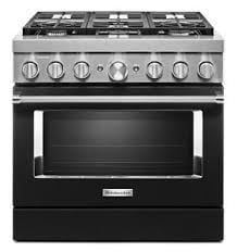 KitchenAid® 36&#39;&#39; Smart Commercial-Style Dual Fuel Range with 6 Burners