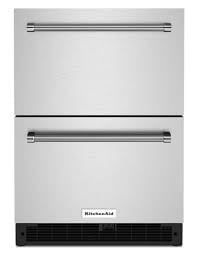 &quot;24&quot;&quot; Stainless Steel Undercounter Double-Drawer Refrigerator&quot;