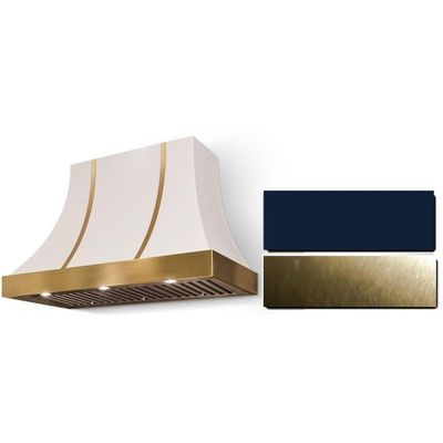 Cascade 36 x 30 Hood 600 CFM_Indigo_AB trim