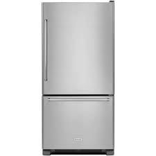22 cu.ft. 33-Inch Width Full Depth Non Dispense Bottom Mount Refrigerator