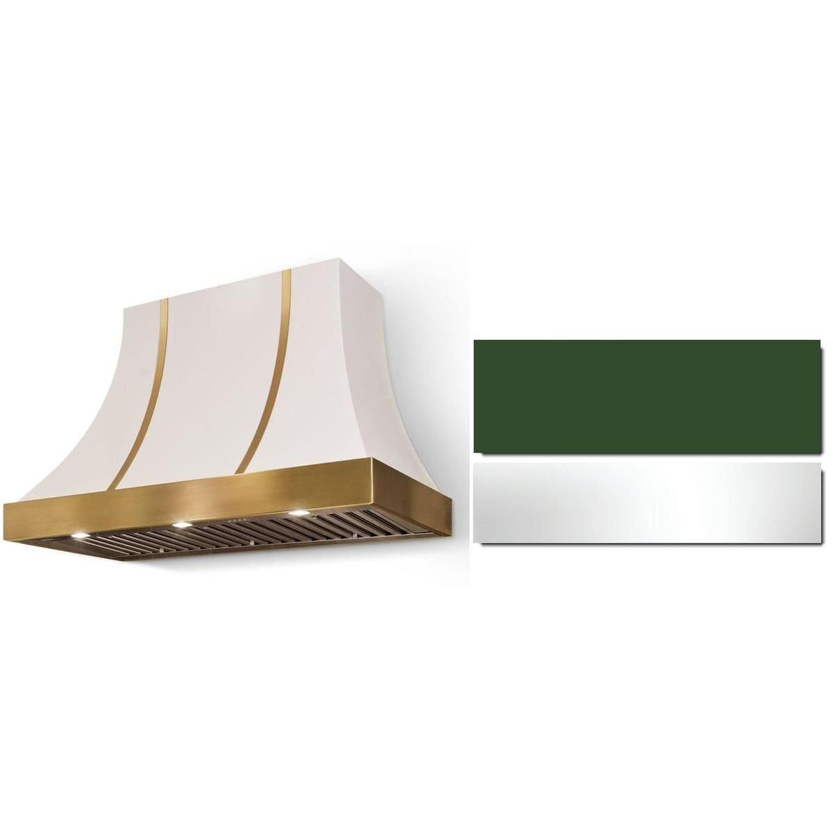 Cascade 48 x 30  Hood 1200 CFM_Cornwall Green_PC Trim