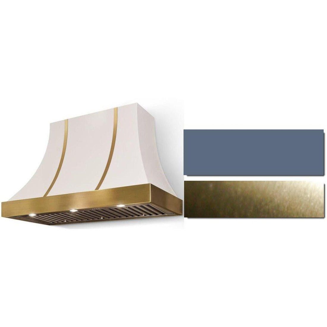Cascade 36 x 30 Hood 600 CFM_Stone Blue_AB trim