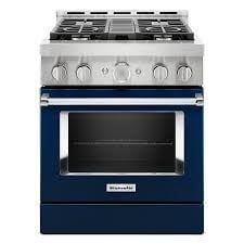 KitchenAid® 30&#39;&#39; Smart Commercial-Style Gas Range with 4 Burners