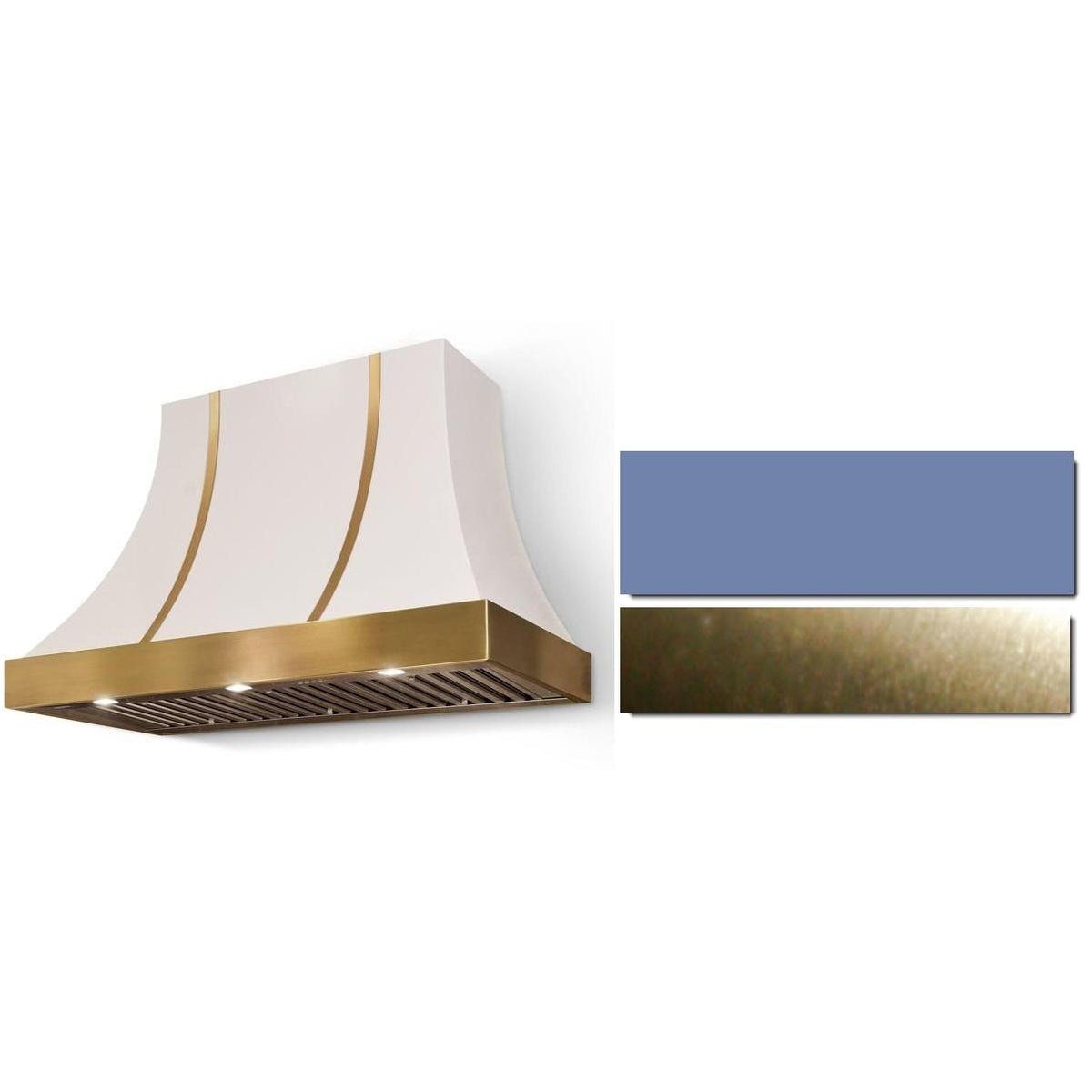Cascade 48 x 30  Hood 1200 CFM_Carnaby Blue_AB trim