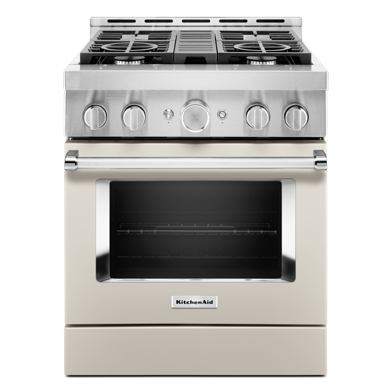 KitchenAid® 30&#39;&#39; Smart Commercial-Style Gas Range with 4 Burners