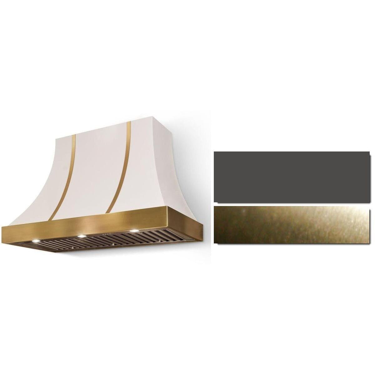 Cascade 48 x 30  Hood 1200 CFM_Slate_AB trim