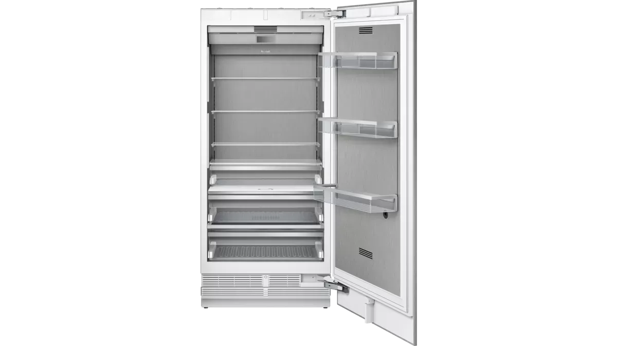 T36IR905SP-B 36&quot; Refrigerator Column - Base Unit - Custom Panel - Reversible door swing -Stainless Steel Interior - Home Connect™