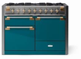 ELISE 48&quot; DUAL FUEL RANGE -Salcombe Blue w/Brass Accents