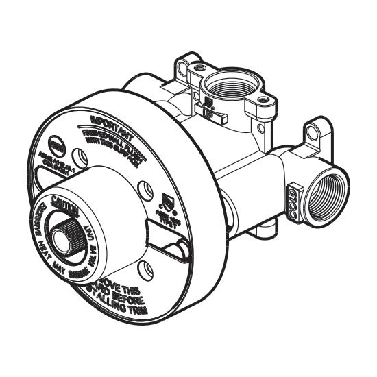 3/4&#39;&#39; Thermostatic Valve with ABS Protector Cover
