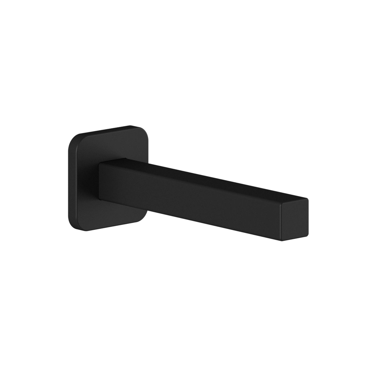 ½&#39;&#39; Cooper &quot;Slip Fit&quot; Inlet or Male Water ½ NPT with 76mm (3&#39;&#39;) Adjustment Square Tub Spout Matte Black