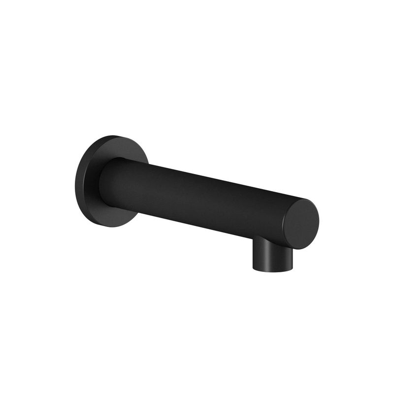 Round Tub Spout Matte Black