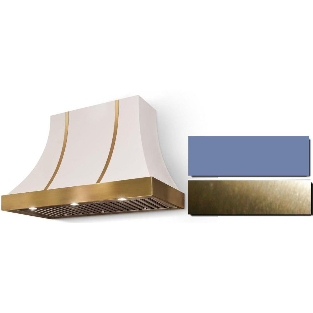 Cascade 36 x 30 Hood 600 CFM_Carnaby Blue_AB trim