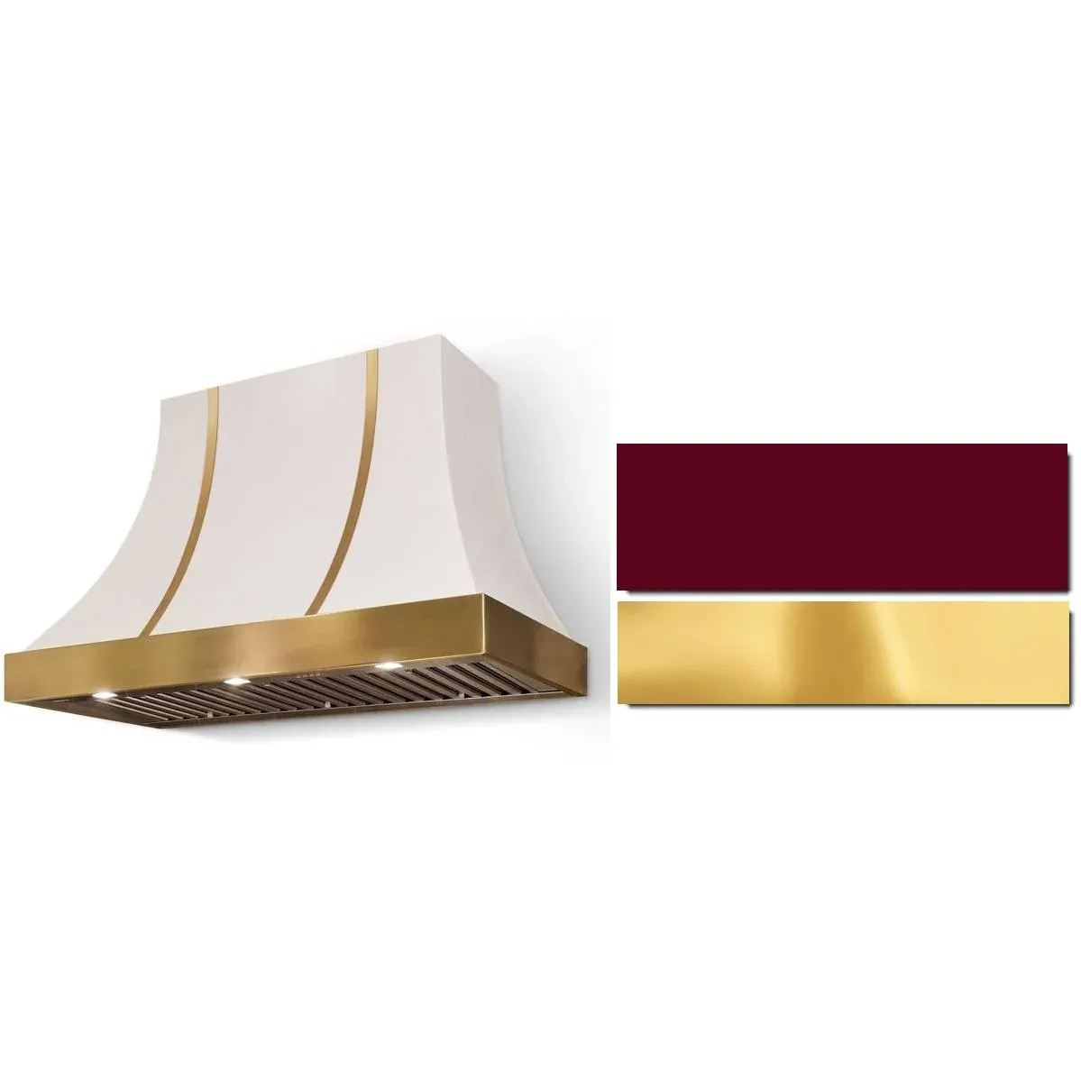 Cascade 48 x 30  Hood 1200 CFM_Cranberry_PB trim