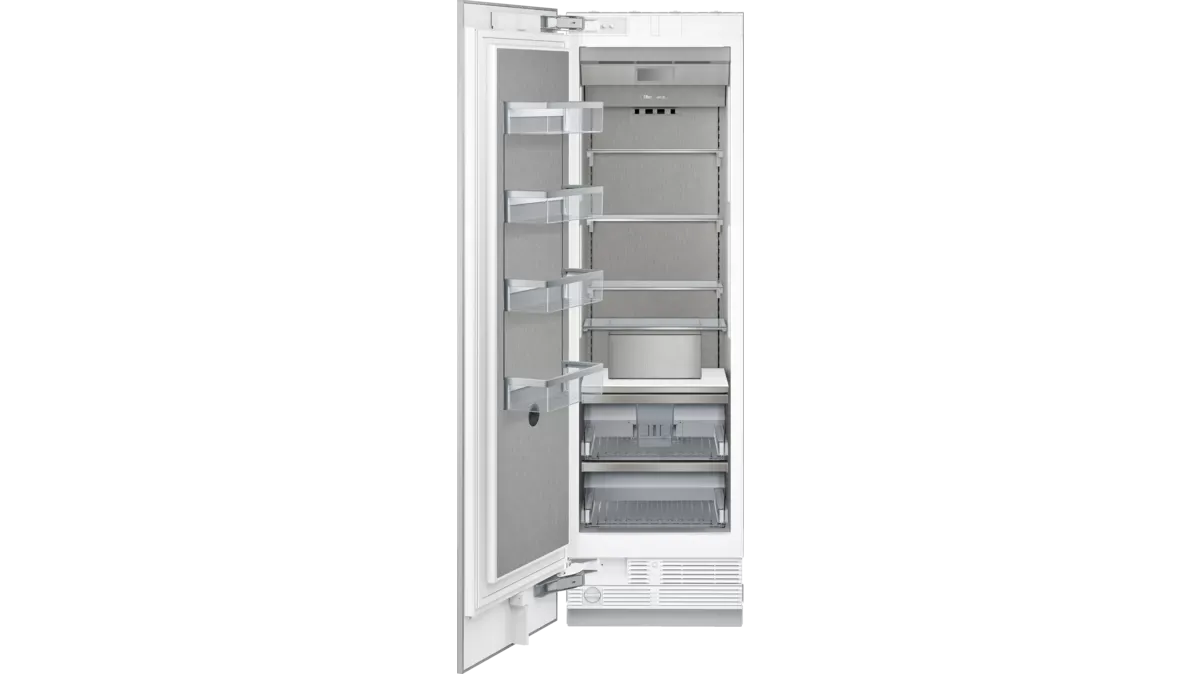 24&quot;  Freezer Column with Internal Ice Maker - Base Unit - Custom Panel - Reversible door swing - Side-by-side kit included -Stainless Steel Interior - Home Connect™