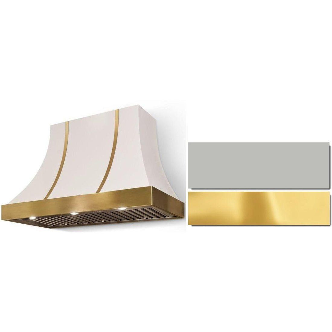 Cascade 36 x 30 Hood 600 CFM_Stainless Steel_PB trim