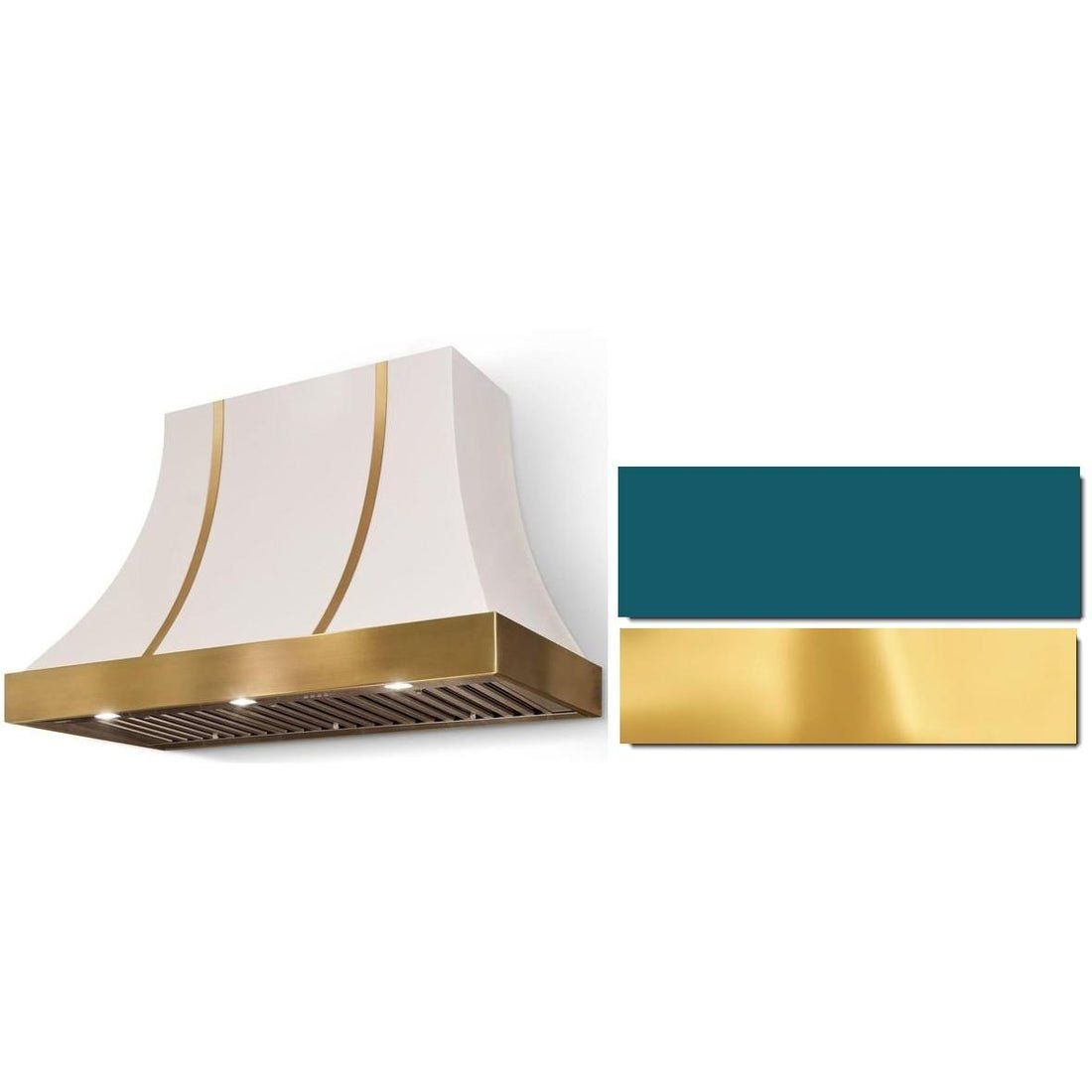 Cascade 36 x 30 Hood 600 CFM_Salcombe Blue_PB trim