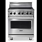 30&quot;W./24&quot;D. Induction Self-Clean Range-4 Burners-Stainless