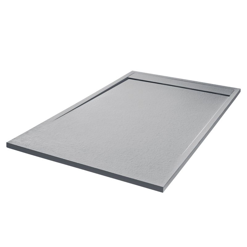 RIO SHOWER BASE 66&#39;&#39;X 42&quot; - PLATINUM GREY