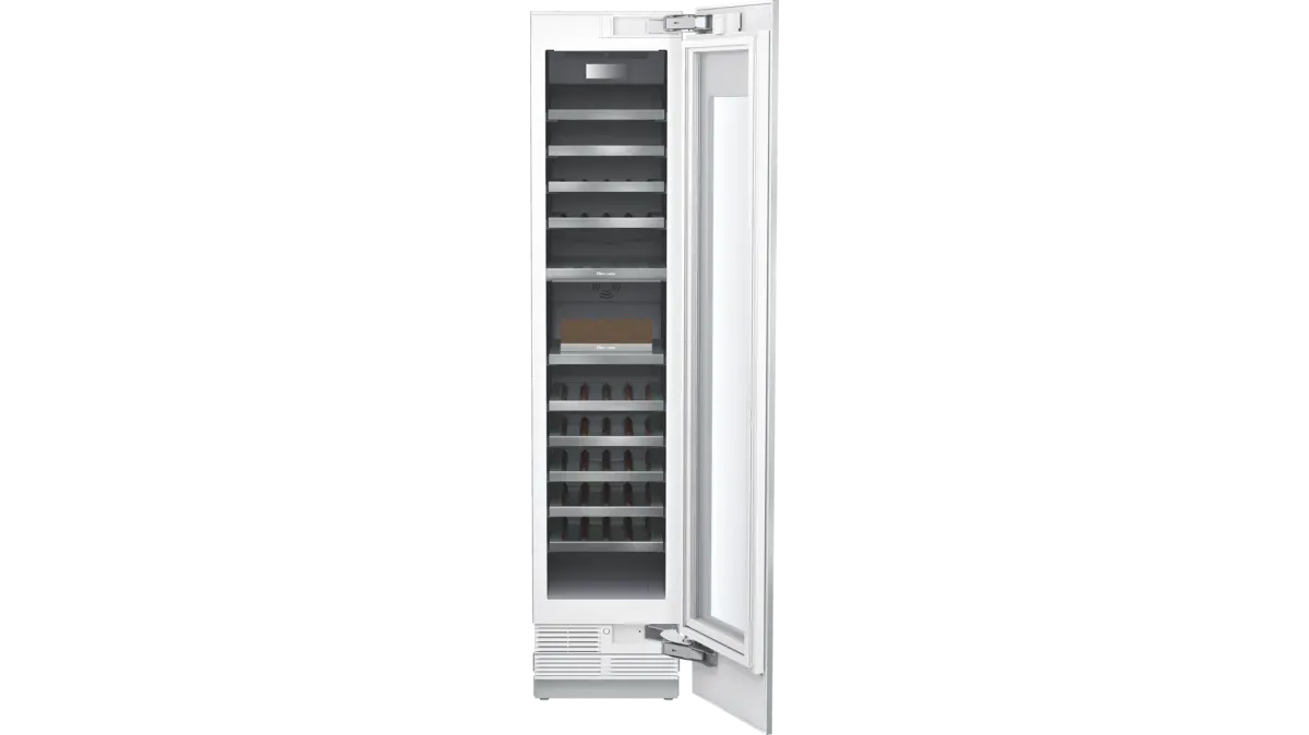 18&quot; Wine Column - Base Unit - Custom Panel - 56 Bottle Capacity - Reversible door swing - Home Connect™