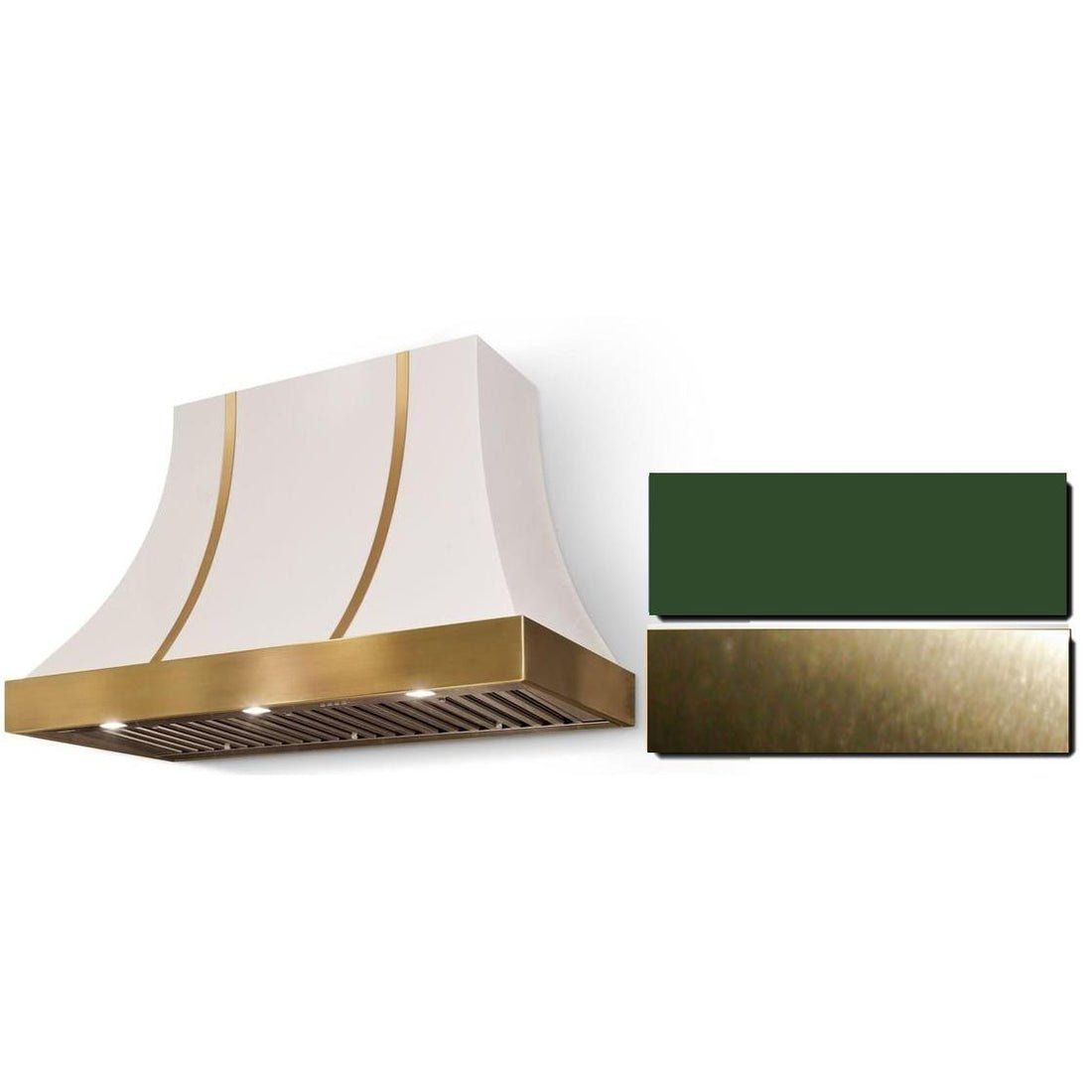 Cascade 36 x 30 Hood 600 CFM_Cornwall Green_AB trim