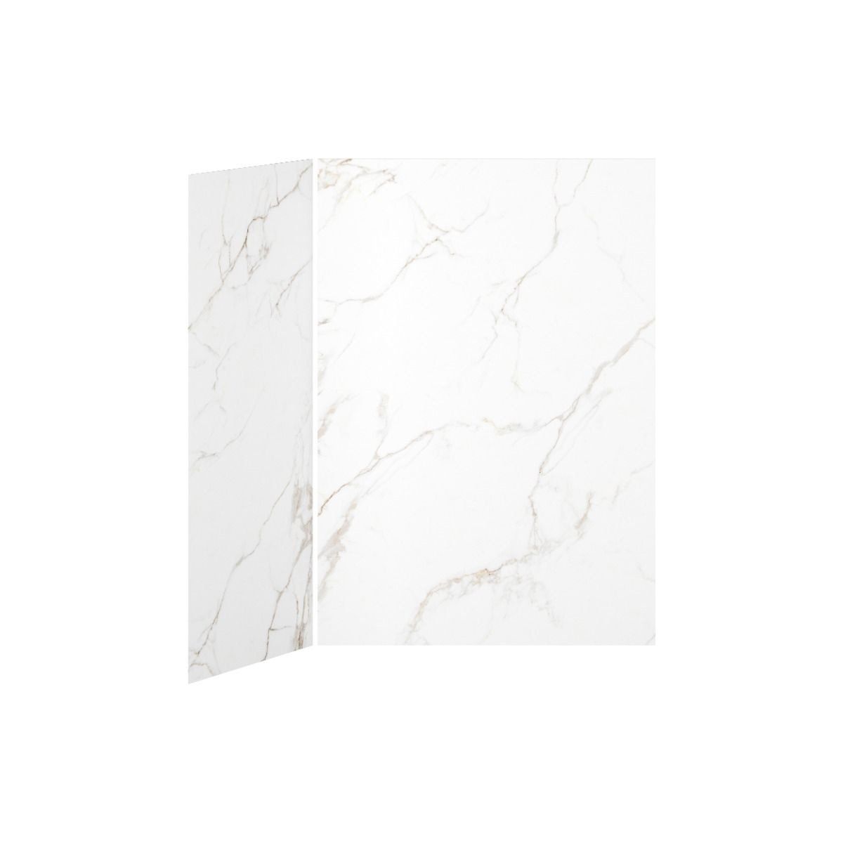 60x36 Gold Minerals #510      60x36 2-Panel Shower Wall Kit for Corner Installation - Gold Minerals #510 Gloss