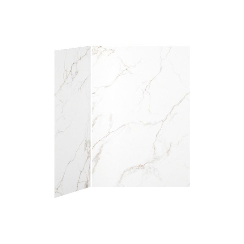60x36 Gold Minerals #510      60x36 2-Panel Shower Wall Kit for Corner Installation - Gold Minerals #510 Gloss