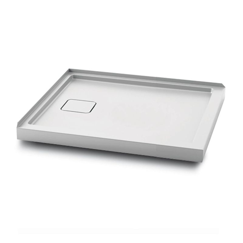 KOVER™ 48x32                   Rectangular Acrylic Shower Base 48x32 with Left Drain and Integrated Tiling Flange on 2 Sides