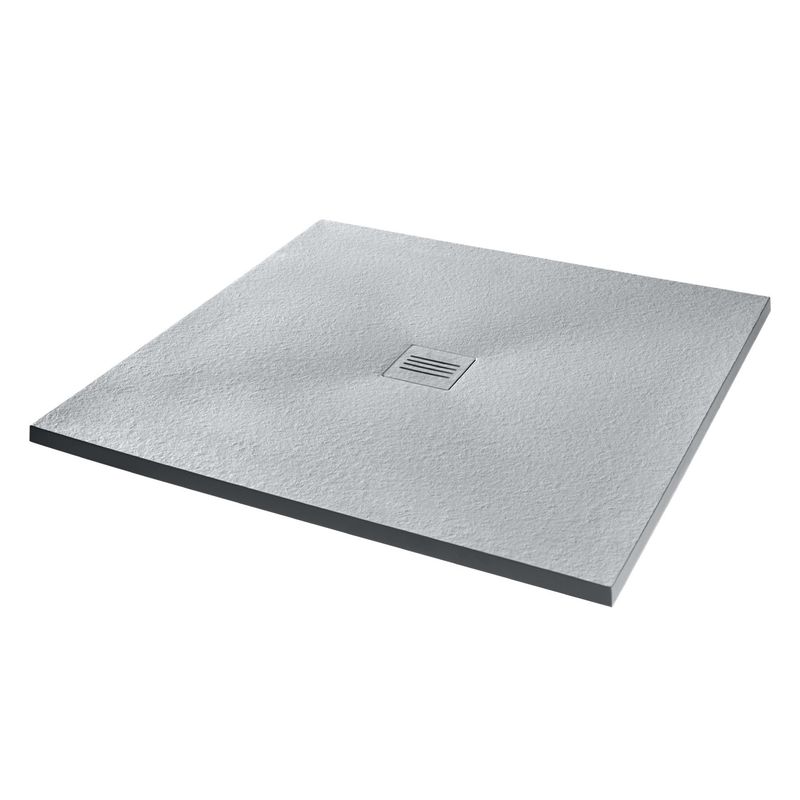 ERA SHOWER BASE 40&quot;X40&quot;- PLATINUM GREY