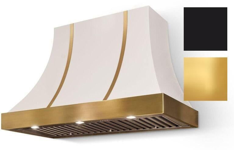 Cascade 48 x 30  Hood 1200 CFM_Matte Black_PB trim