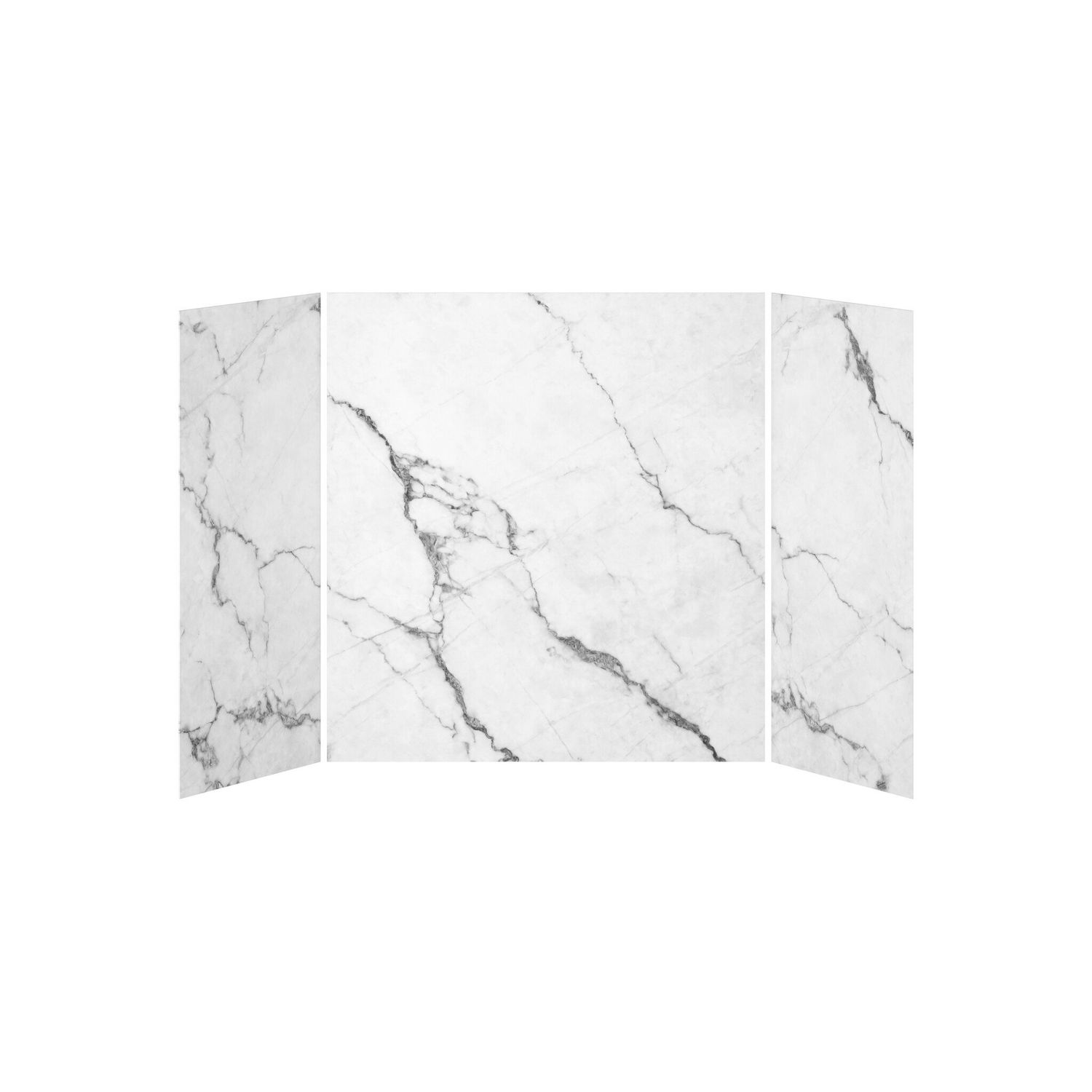 32x60x32 Minerals #500        60x32 3-Panel Bath Shower Wall Kit - Minerals #500 Gloss