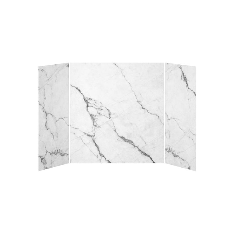 32x60x32 Minerals #500        60x32 3-Panel Bath Shower Wall Kit - Minerals #500 Gloss