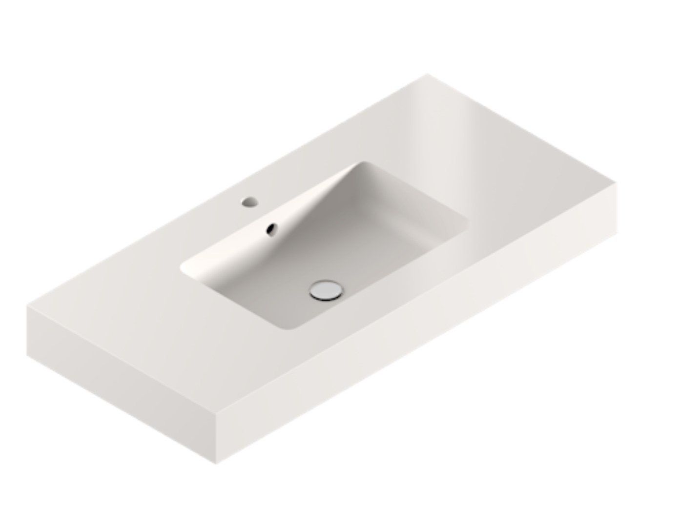 EVITA S SINK  36&quot;x22&quot;x6&quot; - BLANCO ZEUS