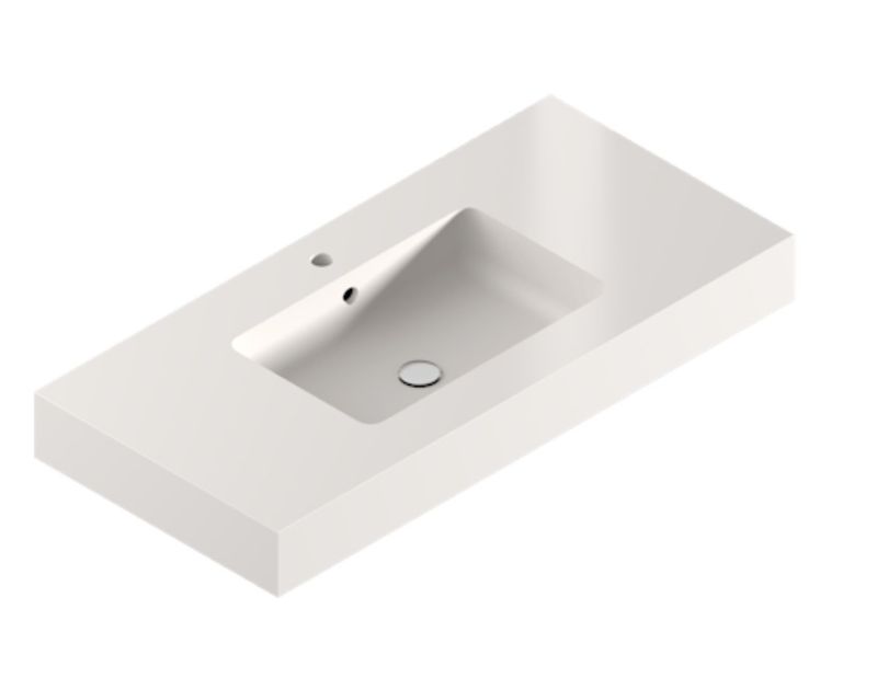 EVITA S SINK  36&quot;x22&quot;x6&quot; - BLANCO ZEUS