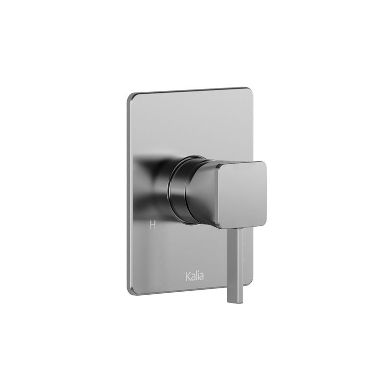 Square Decorative Trim  for ½&#39;&#39; Pressure Balance with Volume Control Valve - Cartridge Included Chrome